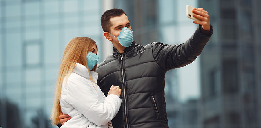 selfie coronavirus