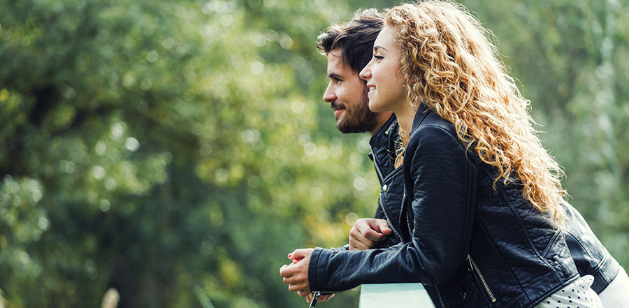 couple talking